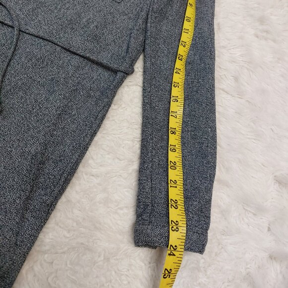 Roots 100% Cotton Gray Long Sleeve Button Up V-Neck Sweater Dress v - Picture 6 of 8